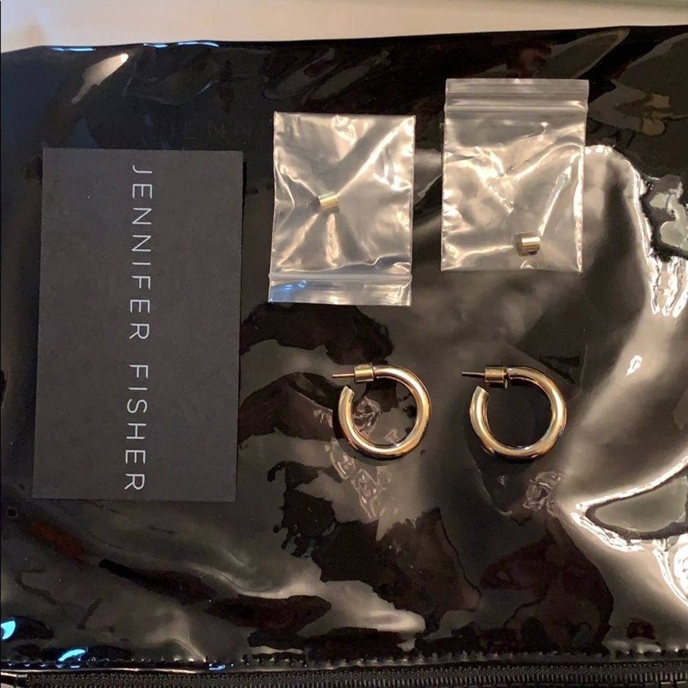 Brand new Jennifer Fisher gold hoops